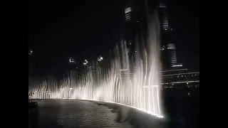 Singing Fountain in Dubai & Поющие фонтаны в Дубаи