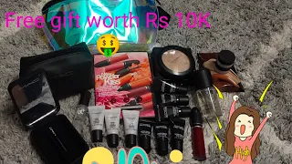 MAC free products worth Rs 10000 and I paid inr 0 for these products