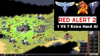 Red Alert 2 Yuri's Revenge I 1 Cuba vs 7 Brutal AI