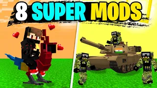 8 Super Minecraft mods ⚡ | minecraft hindi video