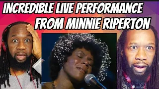 MINNIE RIPERTON - Loving you LIVE REACTION - Those whistle notes are incredible!