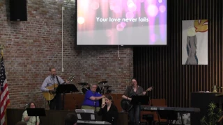 Praise Band singing: Your Love Never Fails (Acoustic Version)