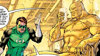 Batman Humiliates Green Lantern By Painting Himself Yellow