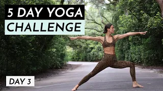 40 MIN LOWER BODY BURN YOGA WORKOUT - NO WRIST - Activate, Ground, Find Balance | DAY 3