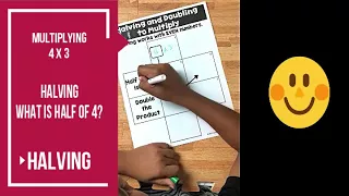 Multiplication Fluency Strategy of Halving and Doubling