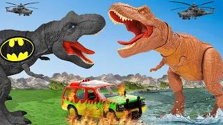 The Most Epic T-rex Chase | Land of dinosaurs T-Rex chase | Jurassic World 2024