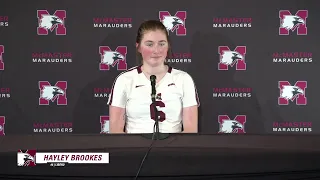 Feb. 25 vs. York Lions | OUA Quarterfinal Post-Game | McMaster Women's Volleyball