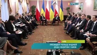 Президент Польщі Анджей Дуда з візитом у Києві