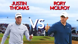 Every Shot Of Justin Thomas vs Rory McIlroy