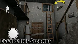 Escape in 2 Seconds form Granny House : Game Definition Scary Granny game Secret Trick Horror ग्रैनी