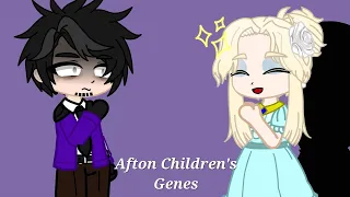 Afton Children's Genes||Fnaf Gacha||AU Facts and more in desc