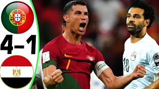 Portugal vs Egypt 4-1 - All Goals and Highlights - 2024 🔥 RONALDO