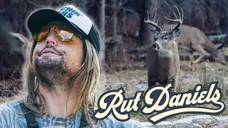 Rut Daniels Hunts Big Whitetail Deer  | Loggin' For Loins