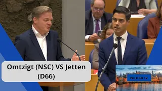 Omtzigt (NSC) pakt Jetten (D66) aan: "Kaag heeft er een PUINHOOP van gemaakt, waar is de reflectie?"