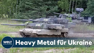 USA HOCHZUFRIEDEN: Deutschland schickt Panzer gegen Putin in die Schlacht | WELT Thema