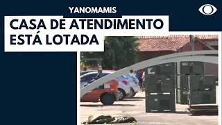 Drama dos Yanomami: hospital improvisado está superlotado