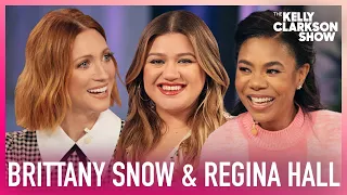 Regina Hall, Brittany Snow And Kelly Clarkson Impromptu Sing 'Amazing Grace'