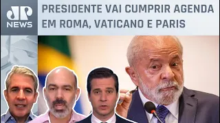 Lula viaja para a Europa com quatro ministros; Schelp, Beraldo e d'Avila analisam