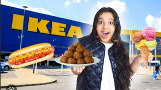 आज पूरे दिन IKEA का खाना खाया