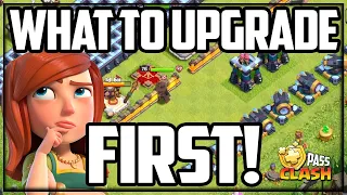 Town Hall 14: CRITICAL First Upgrades! (Clash of Clans) Gold Pass #124