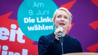 "Wer Frieden will muss ihn politisch erkämpfen!" Ines Schwerdtner beim Wahlkampfauftakt der Linken