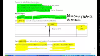 First Intuition - AAT Level 3 Dealing with accruals