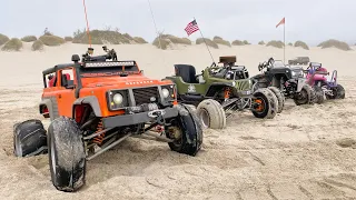 Overpowered Power Wheels VS Sand Dunes!