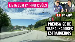 Província precisa de trabalhadores estrangeiros em 24 profissões: veja a LISTA