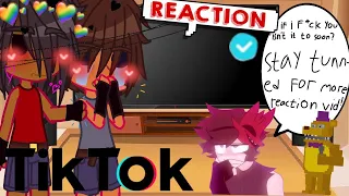 The 4 tormentros react to my tik tok fyp || Part 2 of The "past afton family react to my fyp" ||