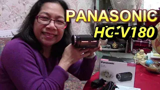 Panasonic HC-V180 Full HD Camcorder 📹 Spare Batteries and Charger 🔋 unboxing video camera