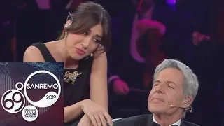 Sanremo 2019 - Virginia Raffaele e Claudio Baglioni: "Il mio tipo ideale"