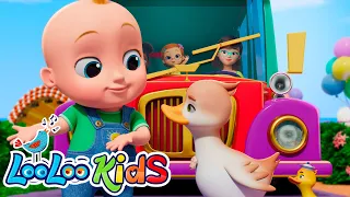 Wheels on the Bus and Hello Song | more Kids Songs and Children Music Lyrics | LooLoo Kids