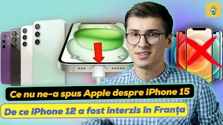 iPhone 15 Pro: probleme cu carcasa din titan | Samsung Galaxy S23 FE: o copie de flagship.