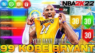 My KOBE BRYANT BUILD is OVERPOWERED in NBA 2K22! BEST GUARD BUILD in 2K22 that can do EVERYTHING..