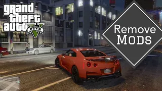 How to Remove Mods From GTA 5 || Play Online