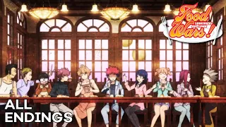 All Food Wars! Endings