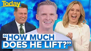 Cody Simpson burns Aussie host over workout routine | Today Show Australia