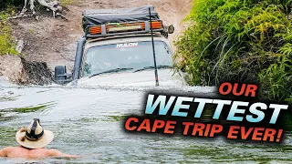 CAPE YORK MADNESS - Which 4WD FLOATED?  ROOF-DEEP RIVER CROSSING -  Old Telegraph Track in detail