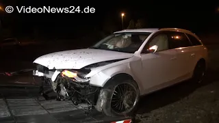 14.07.2017 - VN24 - Gestohlener Audi verunglückt bei Verfolgungsfahrt mit der Polizei in Dortmund