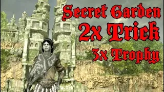 Shadow Of the Colossus - Easy way to reach the Secret Garden with low Stamina (2x Trick)