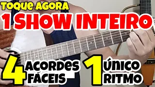 🎸Como fazer um show inteiro usando apenas 4 ACORDES FÁCEIS e 1 único RITMO no VIOLÃO - INCRÍVEL!