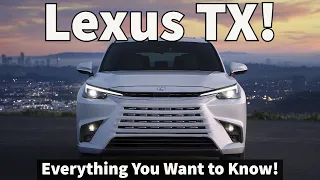 First Ever Lexus TX! Everything You Want to Know! // Lexus TX World Premiere