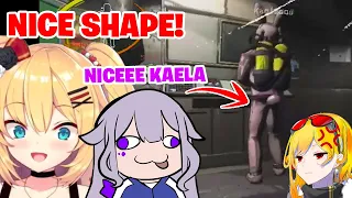 Biboo & Haachama Can't Stop Looking at Kaela's 𝐁𝐔𝐓𝐓 【Hololive EN】