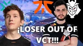 LOSER OUT OF VCT!!! | FNATIC vs G2 | Map 1 (Icebox) | VCT Europe St 3 Ch 1 Semifinals