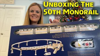 Unboxing the 50th Anniversary Disney World Monorail & Putting It Around Our Christmas Tree