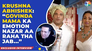 Krushna Abhishek & Kashmera get EMOTIONAL as they react to Govinda attending Arti Singh's wedding