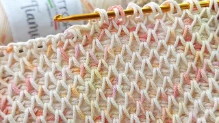 *  Super Easy Tunisian   Crochet Baby Blanket For Beginners online Tutorial * #Tunisian