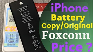 iPhone  Battery || Foxconn iPhone Battery Health 100%