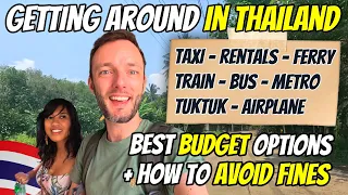 HOW TO GET AROUND IN THAILAND? 🇹🇭 (Safe & Cheap Transportation)