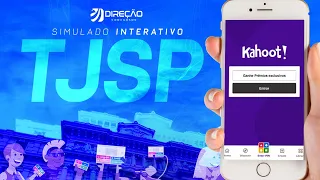 Concurso TJ SP: simulado interativo - Na plataforma Kahoot